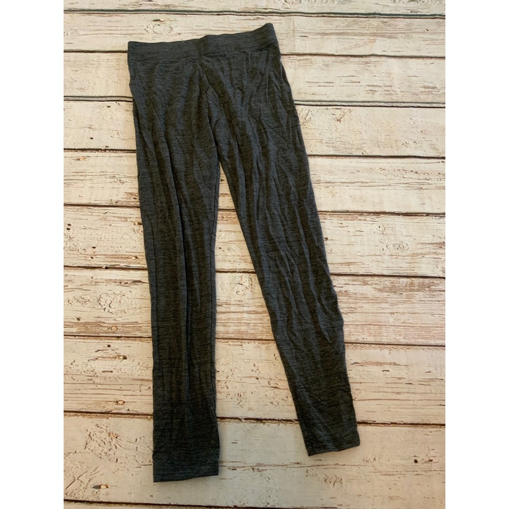 Lou & Grey Signature Soft Leggings Charcoal‎ Gray Heather Stretch Womens Size S